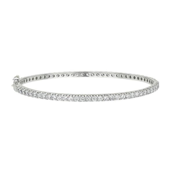 Skinny White Diamond Stackable